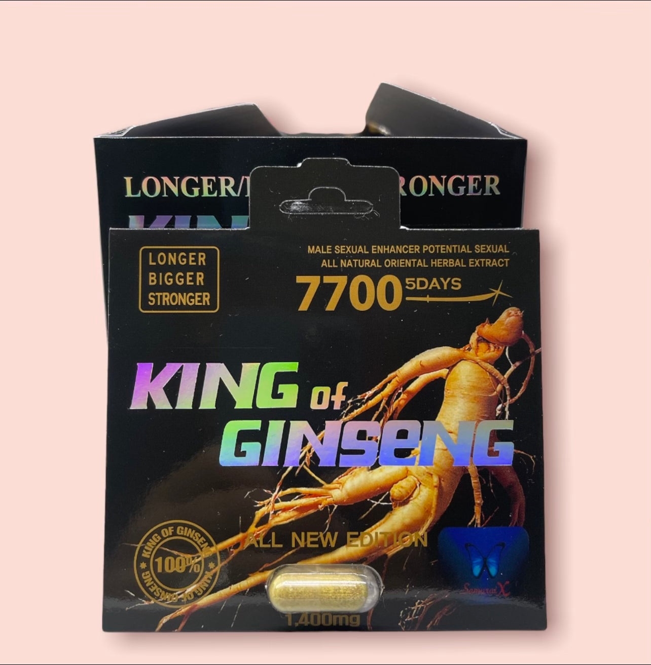 King Of Ginseng Black Edition 7700 Pill (Individual Pack)
