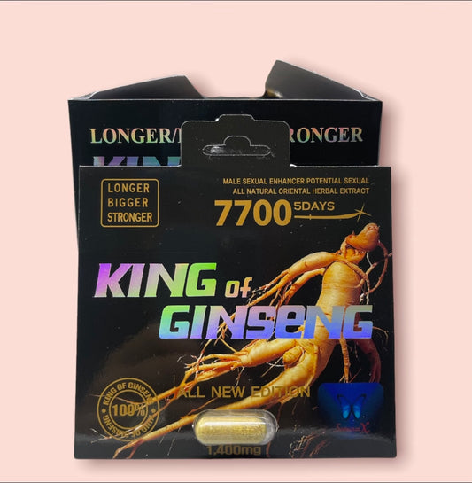 King Of Ginseng Black Edition 7700 Pill (Pack of 6)