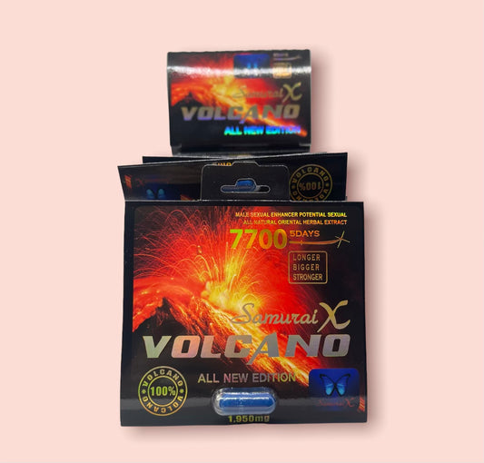 Samurai-X Volcano 7700 Pill (Pack of 6)