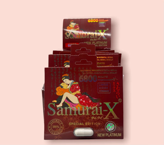 Samurai-X Original 6800 Pill (Individual Pack)
